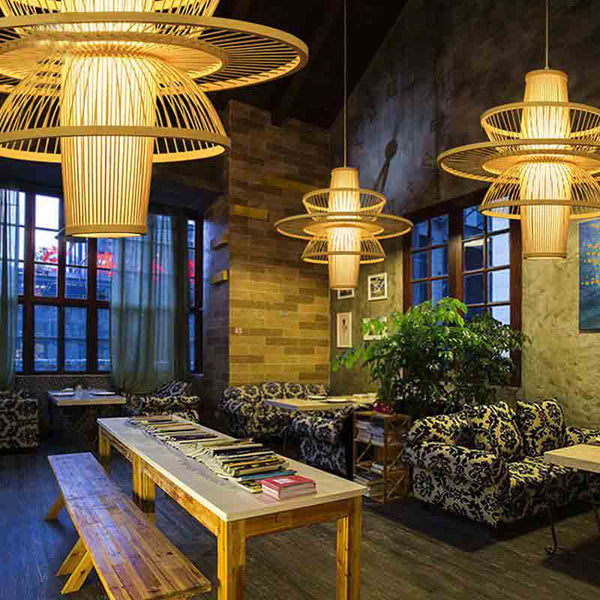 Pastoral Rattan Decorative Pendant Lights | Pendant Lamps | WINZSC-S | Modishstore