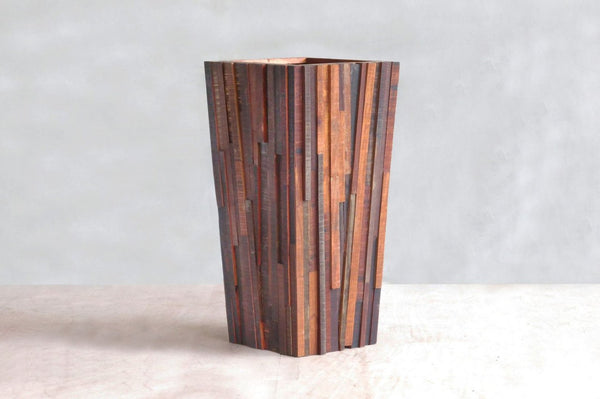 Masaya Planter, Mixed Hardwood, Indoor/Outdoor
