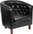 Flash Furniture Hercules Cranford Series Leather Tufted Barrel Chair | Accent Chairs | Modishstore