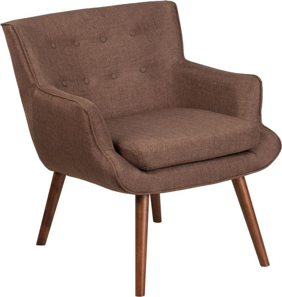 Flash Furniture Hercules Hayes Series Fabric Tufted Arm Chair | Armchairs | Modishstore-2