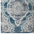 Modway Entourage Malia Distressed Vintage Floral Persian Medallion 8x10 Area Rug Ivory and Blue | Rugs | Modishstore-3