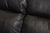 baxton studio roland modern and contemporary black faux leather 2 piece sectional with recliner and storage chaise | Modish Furniture Store-5