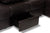baxton studio roland modern and contemporary dark brown faux leather 2 piece sectional with recliner and storage chaise | Modish Furniture Store-6