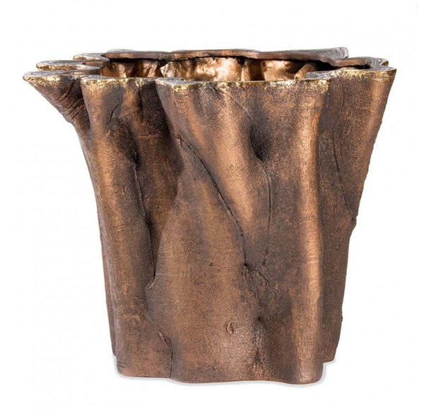 Gold Leaf Design Group Planter, Tree Stump 26