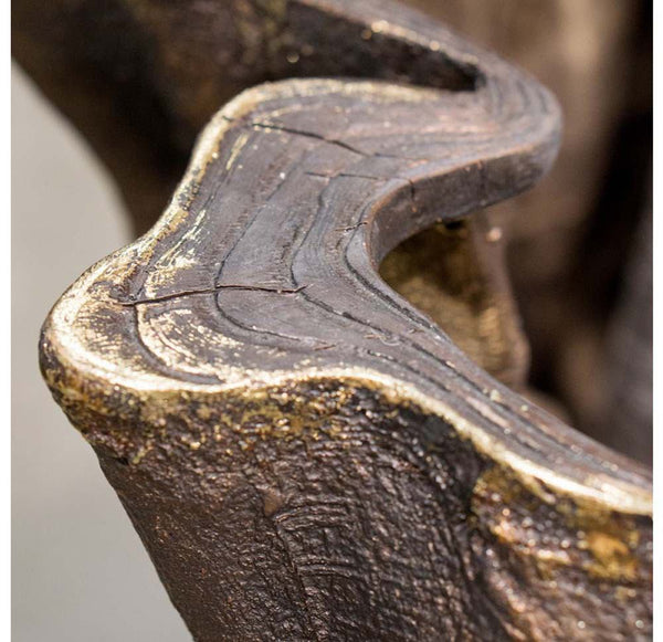 Gold Leaf Design Group Planter, Tree Stump 26
