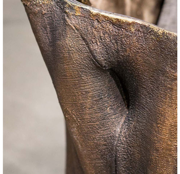 Gold Leaf Design Group Planter, Tree Stump 26