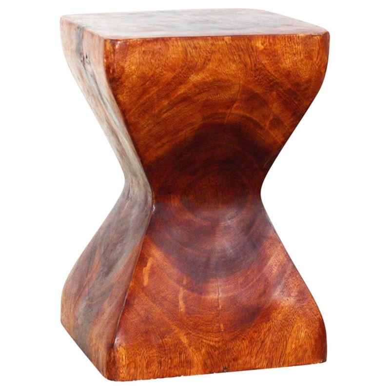 Haussmann Rest Stool 14" Sq - Cherry Intensive | Stools & Benches | Modishstore-2