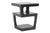 Baxton Studio Clara Black Modern End Table with 3-Tiered Glass Shelves | Modishstore | End Tables
