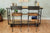 Napa East Vintage Cart Rolling Bar with Shelf