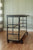 Napa East Vintage Cart Rolling Bar with Shelf