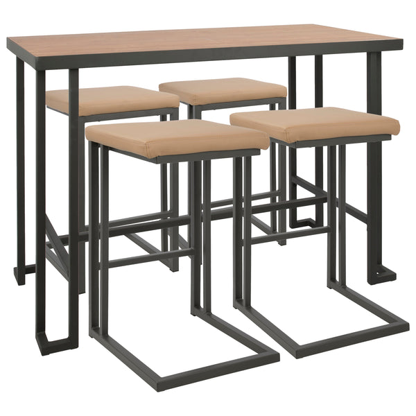 LumiSource Roman Counter Height Dining Set-2