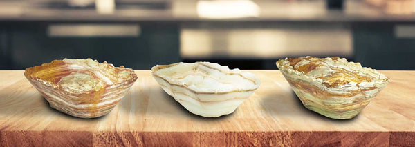 Onyx Bowl - Natural Banded Onyx
