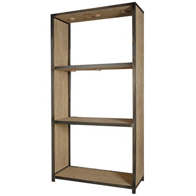 A&B Home Ramsden Display Book Shelf With Lights