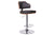 Baxton Studio Cabell Walnut and Black Modern Bar Stool | Modishstore | Bar Stools