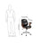 Flash Furniture Mid-Back Black Leather Executive Wood Swivel Office Chair | Office Chairs | Modishstore-5