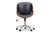 baxton studio bruce walnut and black modern office chair | Modish Furniture Store-2
