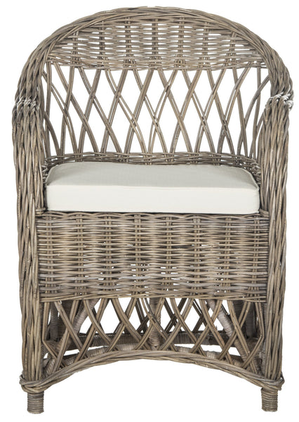 Safavieh Inez Wicker Club Chair | Armchairs |  Modishstore  - 4