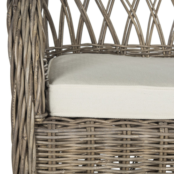 Safavieh Inez Wicker Club Chair | Armchairs |  Modishstore  - 7