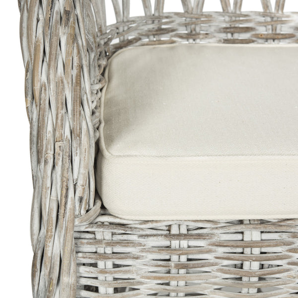 Safavieh Inez Wicker Club Chair | Armchairs |  Modishstore  - 9