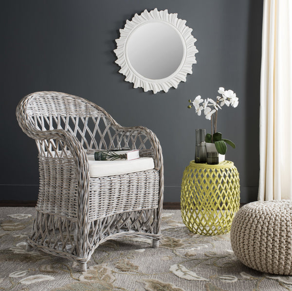 Safavieh Inez Wicker Club Chair | Armchairs |  Modishstore  - 8