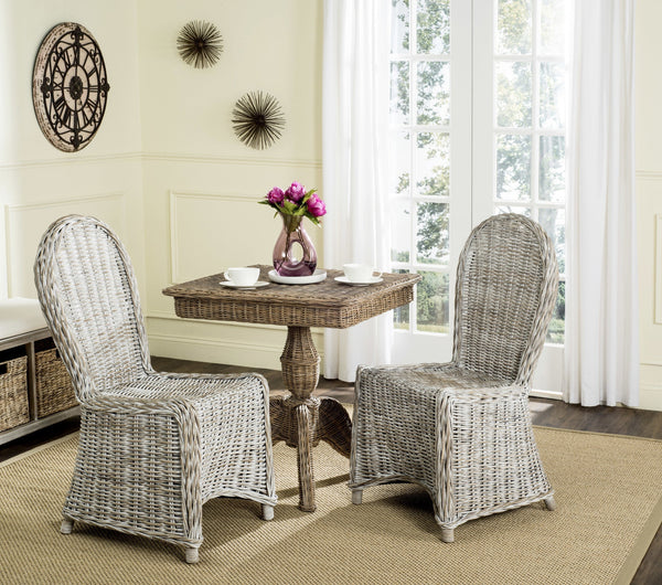Safavieh Idola Wicker Dining Chair, Set of 2 | Dining Chairs | Modishstore