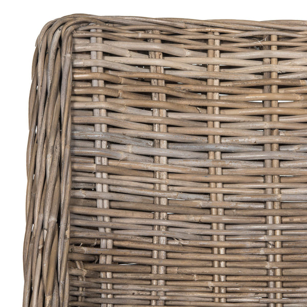 Safavieh Caprice Wicker Dining Chair With Leather Handle | Dining Chairs | Modishstore - 8