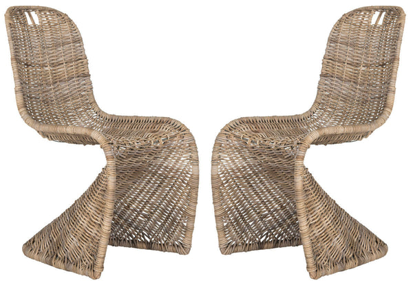 Safavieh Cilombo Wicker Dining Chair | Dining Chairs | Modishstore - 2