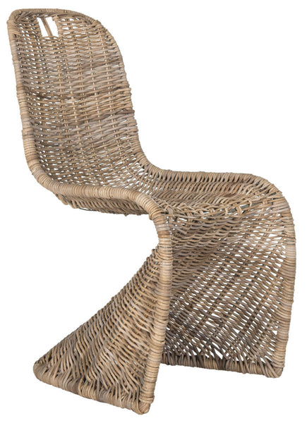 Safavieh Cilombo Wicker Dining Chair | Dining Chairs | Modishstore - 4