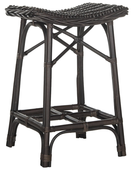 Safavieh Amara Wicker Barstool | Bar Stools |  Modishstore  - 5