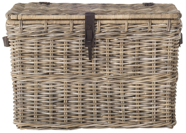 Safavieh Amancio Wicker Trunk | Cabinets |  Modishstore  - 3