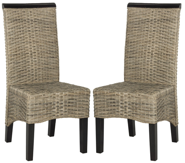 Safavieh Ilya Wicker Dining Chair | Dining Chairs | Modishstore - 4