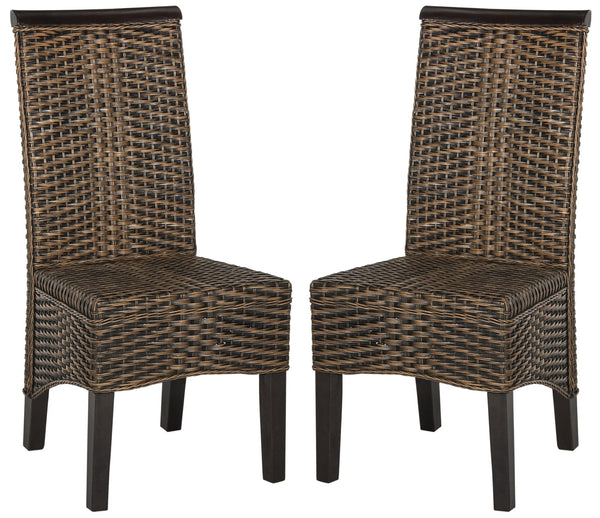 Safavieh Ilya Wicker Dining Chair | Dining Chairs | Modishstore - 6