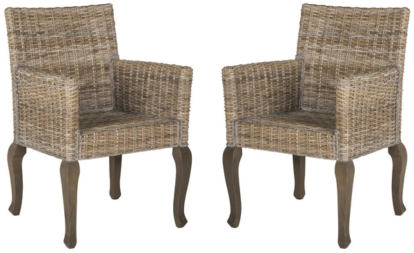 Safavieh Armando Wicker Dining Chair | Dining Chairs | Modishstore - 2