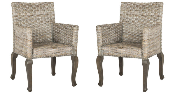 Safavieh Armando Wicker Dining Chair | Dining Chairs | Modishstore - 3