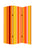 Screen Gems Deep Saffron - SG-132 | Room Divider | Modishstore