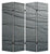 Screen Gems Black Slate Screen - SG-178A | Room Divider | Modishstore-2