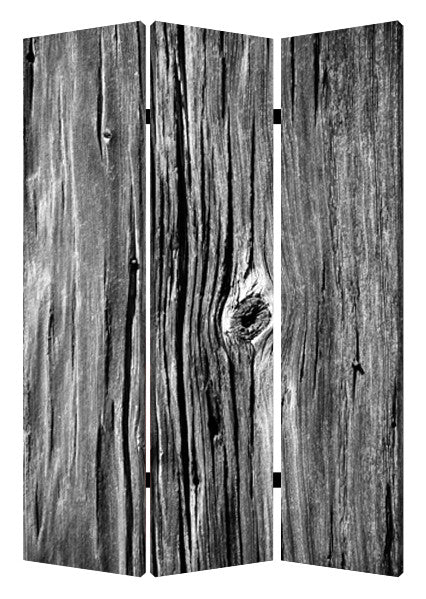 Screen Gems Distressed Wood Canvas Screen - SG-180 | Room Divider | Modishstore-2