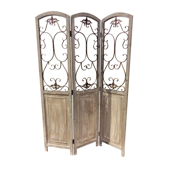 Screen Gems Del Rio Screen - Washed Brown | Room Divider | Modishstore