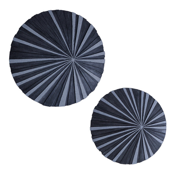 Screen Gems Sandstone Fine Polished Round Wall Decor W/Stardust Ribbed Finish | Wall Decor | Modishstore