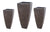Screen Gems Sandstone Ribbed Long Square Planter - Set/3 - SGS3105-82 | Planters, Troughs & Cachepots | Modishstore