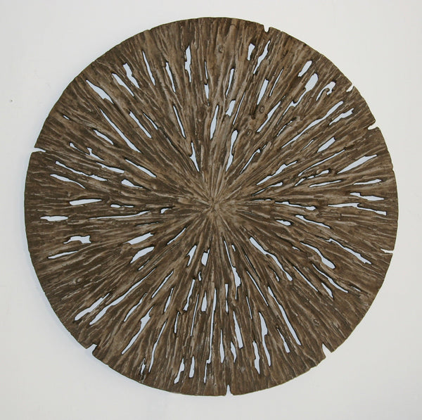 Screen Gems Round Wall Decor, Rotten Wood Finish | Wall Decor | Modishstore