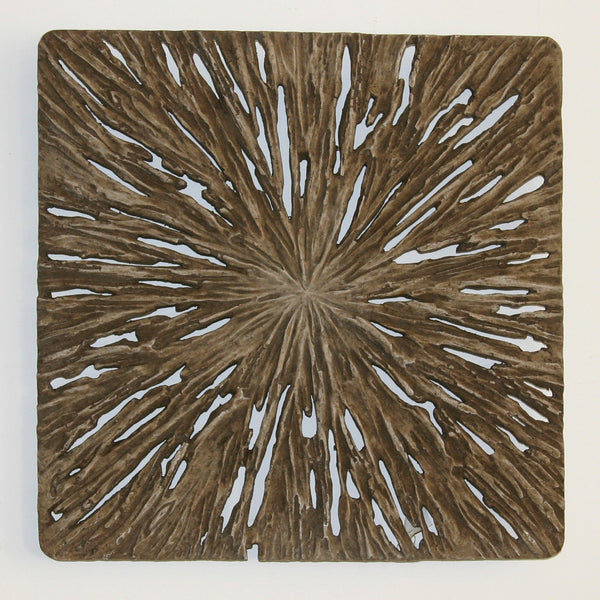 Screen Gems Square Wall Decor, Rotten Wood Finish | Wall Decor | Modishstore-2