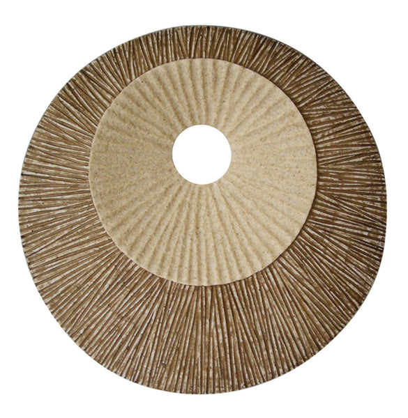 Screen Gems Round Double Layer Ribbed Wall Plaque | Wall Decor | Modishstore-5