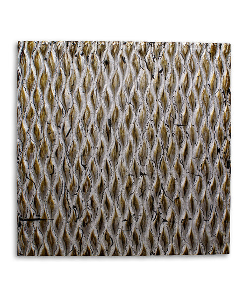 Screen Gems Metallic Ridge Silver Wall Art - SGWA-82 | Wall Decor | Modishstore