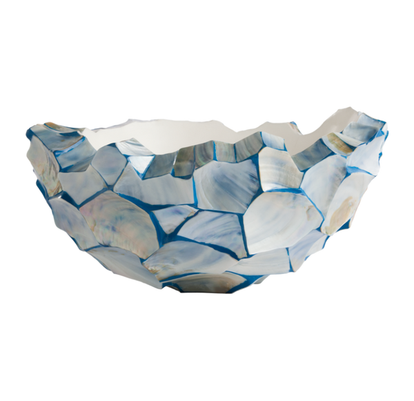 Gold Leaf Design Group Shell 'Kabibe' Bowl | Decorative Bowls | Modishstore