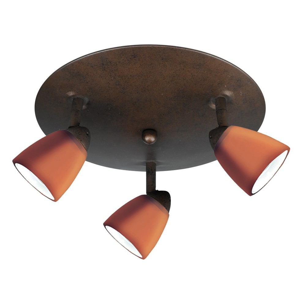 Cal Lighting SL-954-3R-RU/AM 3 Lights Orbit Round 120V | Modishstore | Ceiling Lamps