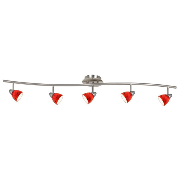 Cal Lighting SL-954-5-BS/RDS 5 Light Orbit Light 120V Fixture Body Only | Modishstore | Ceiling Lamps