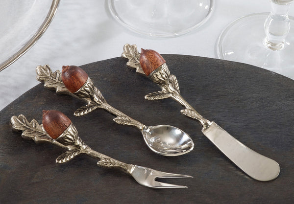 Acorn Cocktail Knife - Set of 4 by Saro