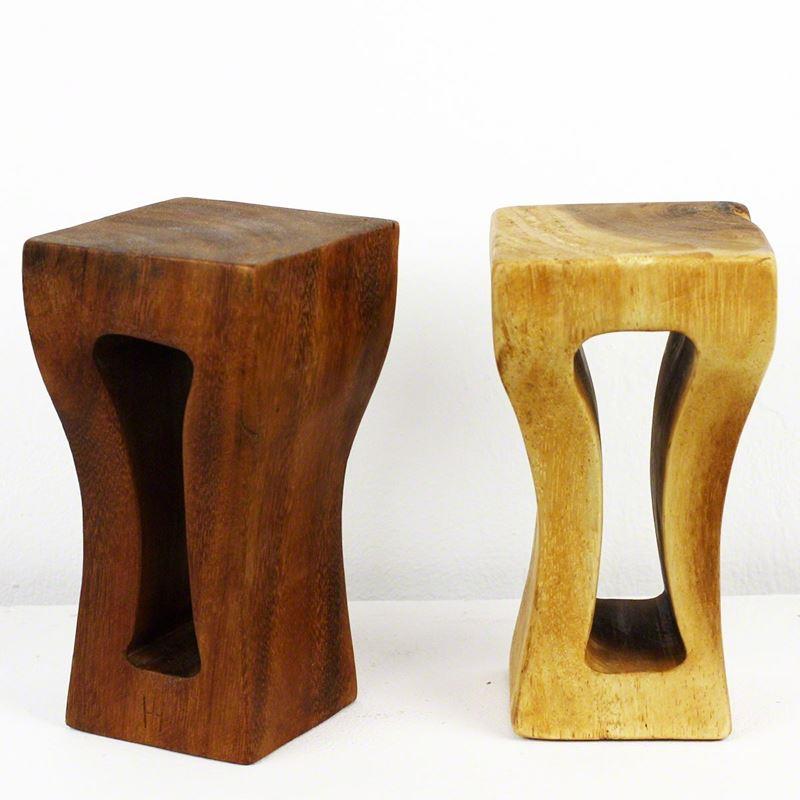 Haussmann Mini Squeezed Rectangle 4" Sq - Set of 2 | Stools & Benches | Modishstore-4