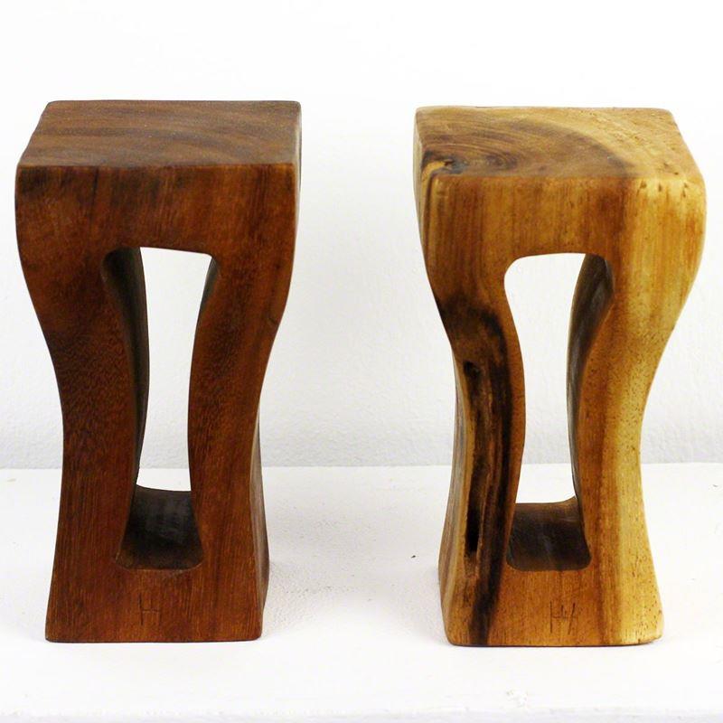 Haussmann Mini Squeezed Rectangle 4" Sq - Set of 2 | Stools & Benches | Modishstore-2